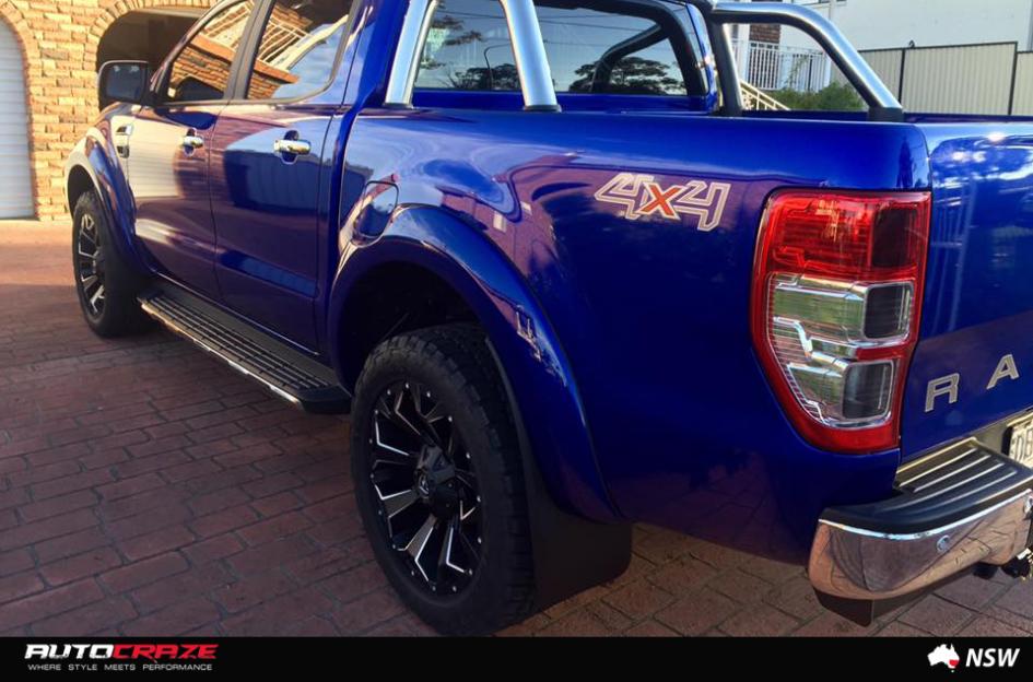 FORD RANGER ASSAULT GLOSS BLACK MILLED ACCENTS